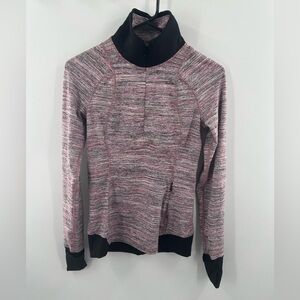 Lululemon Pink‎ and Black 1/2 Zip Jacket Size 4